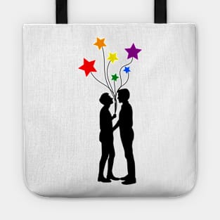 LGBT "LOOKING AT THE STARS" Tote