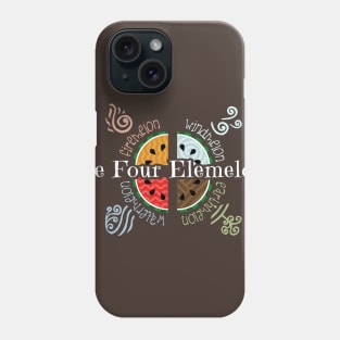 The Four Elemelons Phone Case