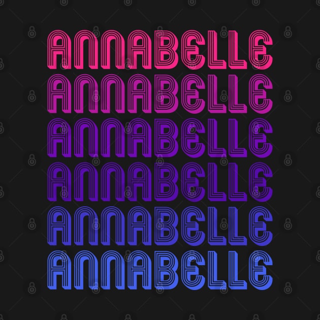 Annabelle - Retro Minimal Line Pattern by Fusti