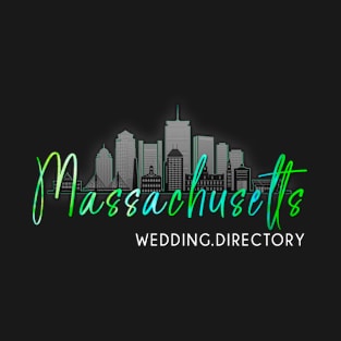 Massachusetts Wedding Directory Logo (Dk) T-Shirt