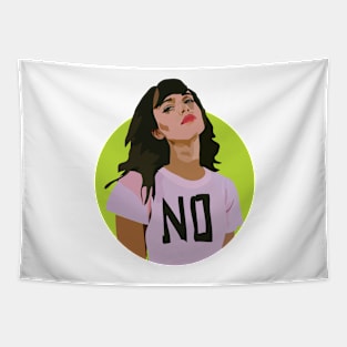 No - Feminist Design Tapestry