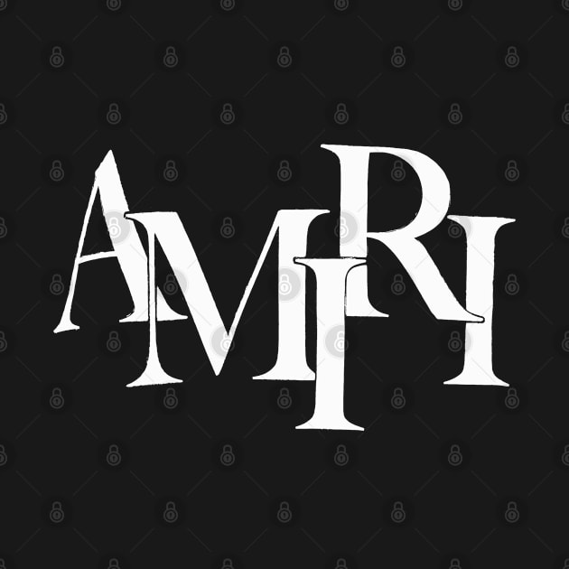 Amiri Black white Logo