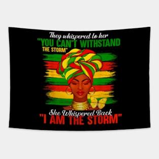 Juneteenth I am The Storm Black Women Black History Month Tapestry