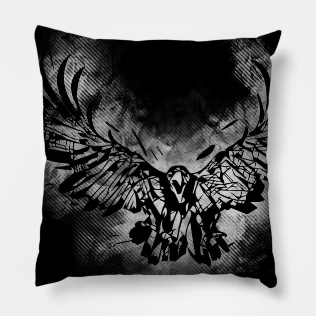 Into the Night. Pillow by valsymot