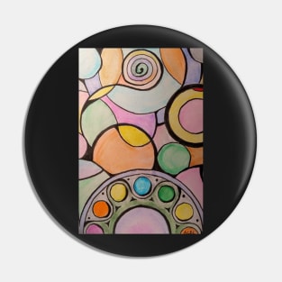 Circles and colors Pin