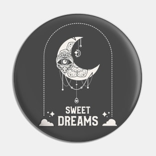 Sweet Dreams Moon Child Pin