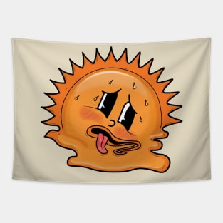 MELTING SUN Tapestry