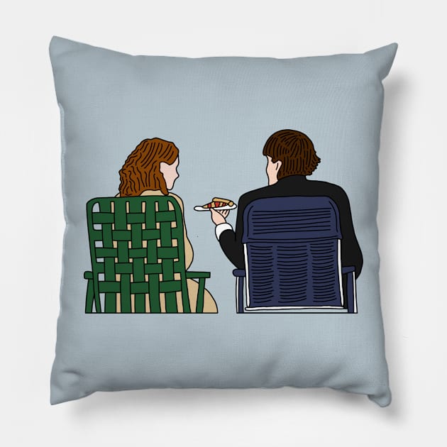 Jim and Pam Pillow by Eclipse in Flames