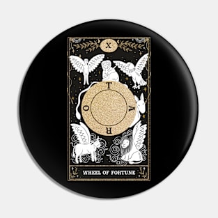 Wheel Of Fortune Tarot Card Pin