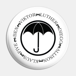 Umbrella Members Names Pin