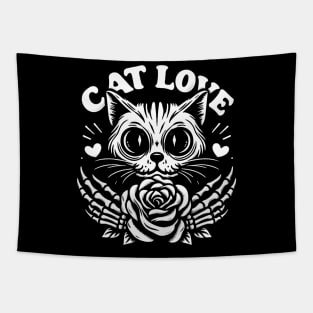 Cat love Tapestry