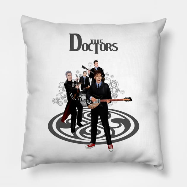 The Doctor Band Pillow by Dezigner007