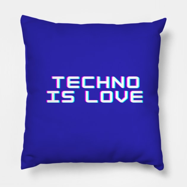 techno Pillow by thedesignleague