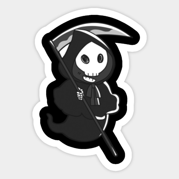 Grim Reaper Design Grim Reaper Sticker Teepublic Au