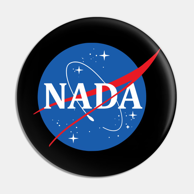 NASA NADA LOGO Sticker for Sale by FrenchFactory