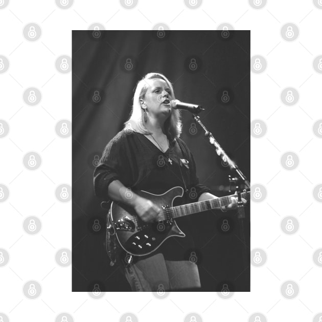 Mary Chapin Carpenter BW Photograph by Concert Photos