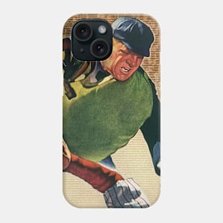 Vintage Sports Baseball Player, the Umpire Phone Case