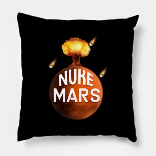 Nuke the Mars Pillow