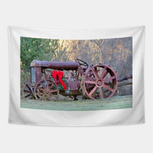 Old Tractor Tapestry