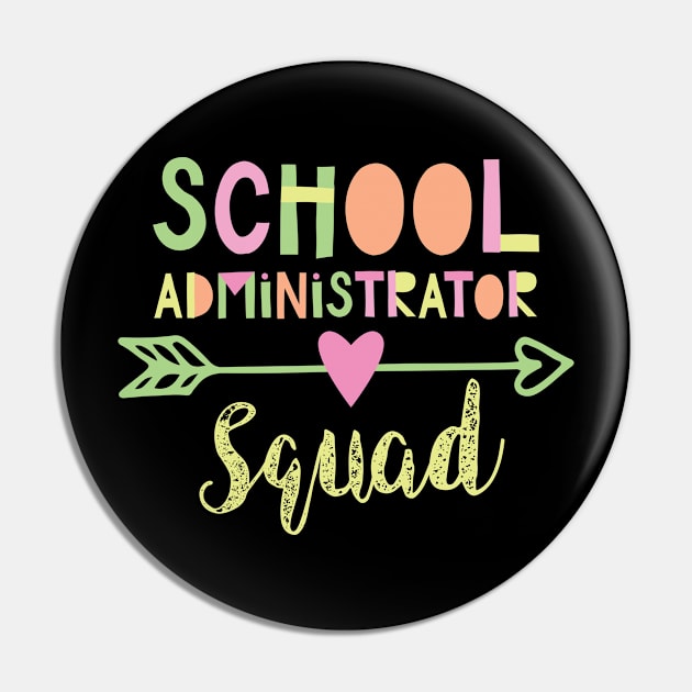 School Administrator Squad Pin by BetterManufaktur
