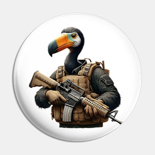 Tactical Dodo Bird Pin