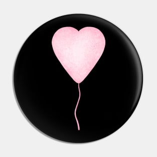 Valentines Day Balloon Heart Pin