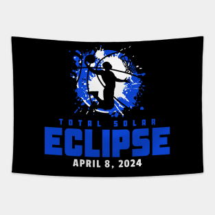 Total Solar Eclipse 2024 Basketball Tapestry