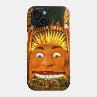 Luna Park Face at Night, Sydney, NSW, Australia Phone Case