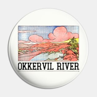 Okkervil River ∆ Original Retro Fan Design Pin