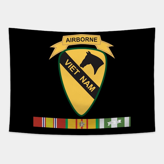 1st Cavalry Division - Airborne - wo Txt  w VN SVC BAR X 300 Tapestry by twix123844