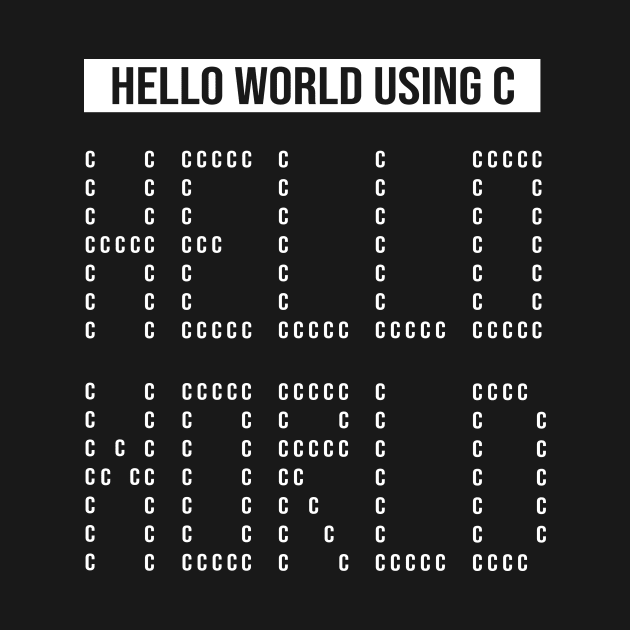 Hello World Coding Javascript C for Hacker and Coder by Cedinho