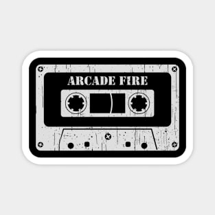 Arcade Fire - Vintage Cassette White Magnet