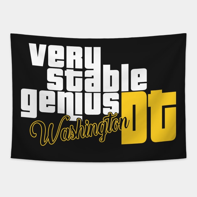 Very Stable Genius Tapestry by TrulyMadlyGeekly