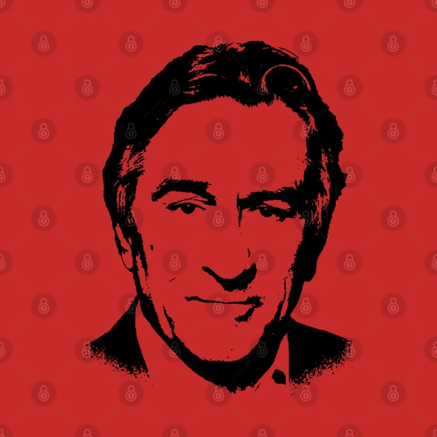 Robert De Niro Pop Art Portrait by phatvo