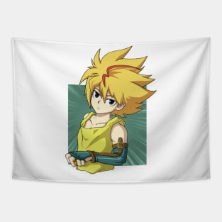 Free de la Hoya from Beyblade Burst Evolution / God Tapestry