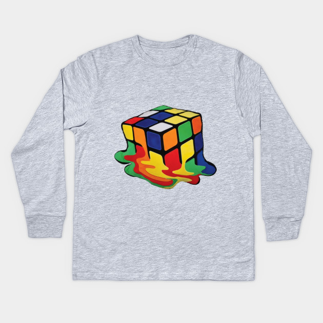 Rubiks Cube Youth Long Sleeve T Shirt