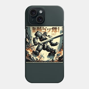 Retro Robot Sword Phone Case