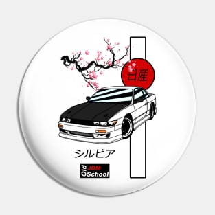 JDM Silvia S13 Red Sun Edition Pin