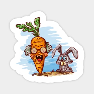 Old Carrot and the Bunny Magnet