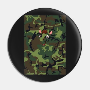 Camelflage funny merch for camels lovers, army lovers, camouflage lovers Pin