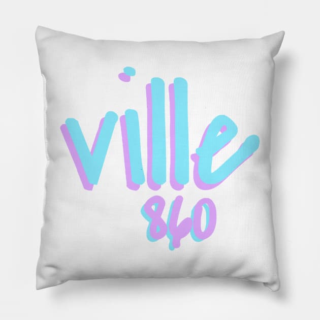 Ville, Connecticut Pillow by mansinone3