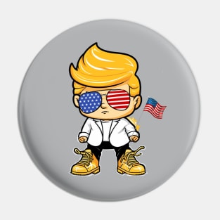 The golden sneaker edition - 1 (Thou shall not say his name version) Pin
