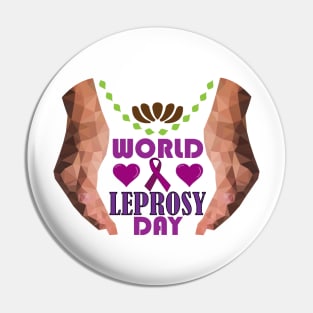 World Leprosy Day Symbolic Pin