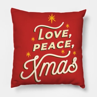 Love peace christmas Pillow