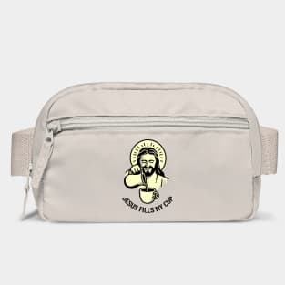 Jesus Fills My Cup Christian Coffee Tea Drinker Pun Bag