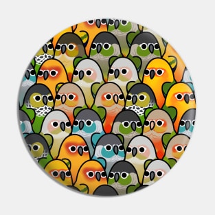 Too Many Birds!™ Conure Squad Pin