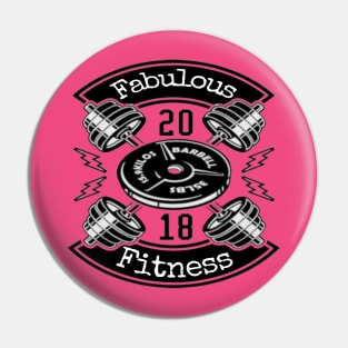 Fabulous Fitness Weights Pin