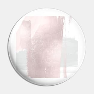 Rose Gold Faux Metallic Watercolor Brush Strokes Pin