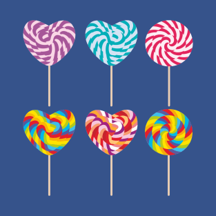 Candy on stick with twisted design T-Shirt