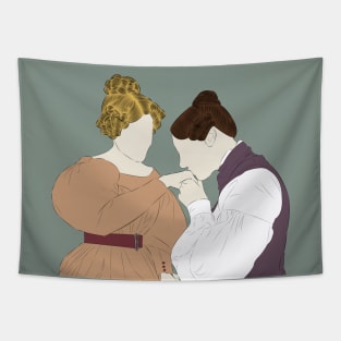 Anne and Ann from Gentleman Jack 2 Tapestry